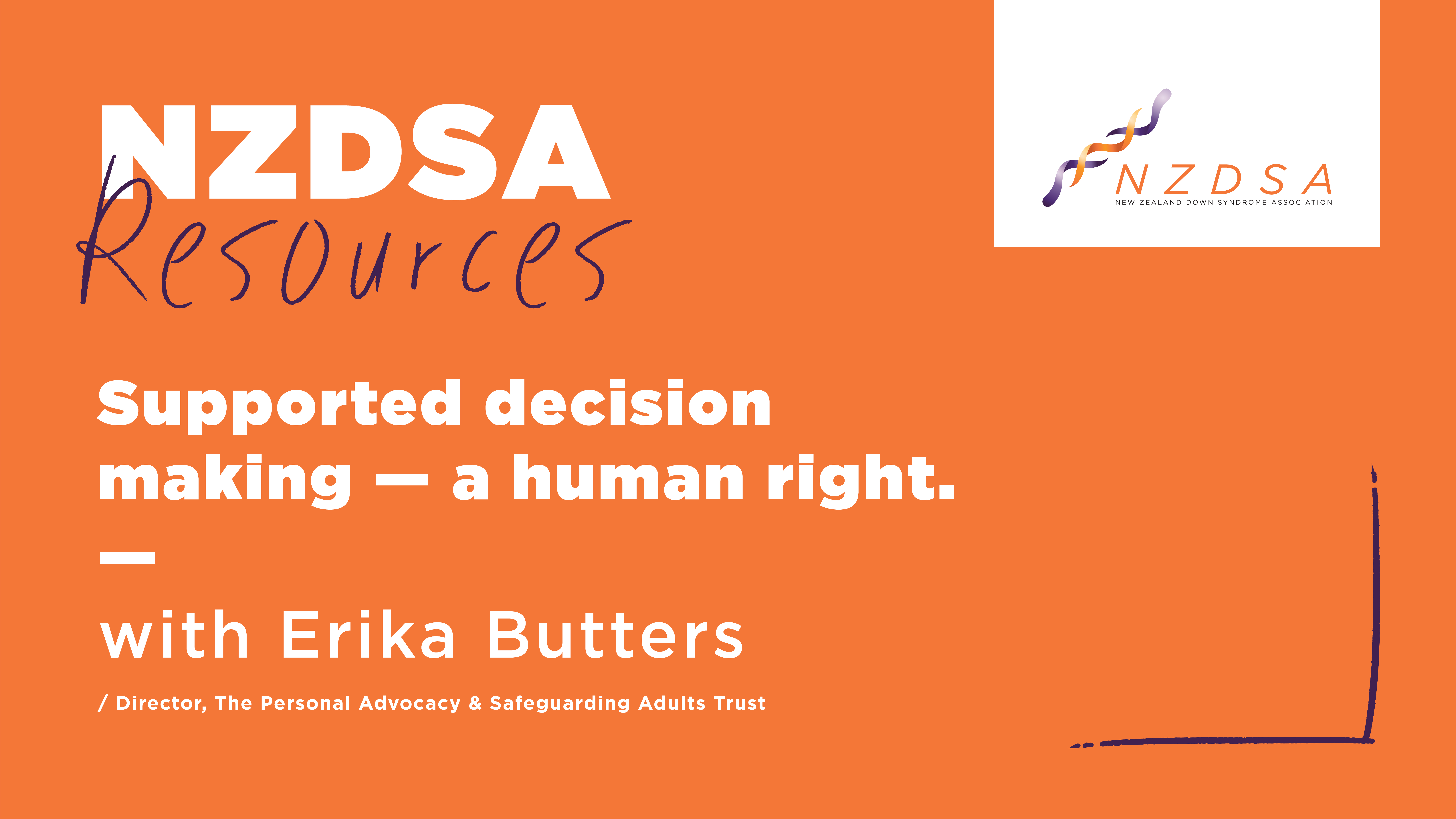 Supported Decision Making – a Human Right (WEBINAR)