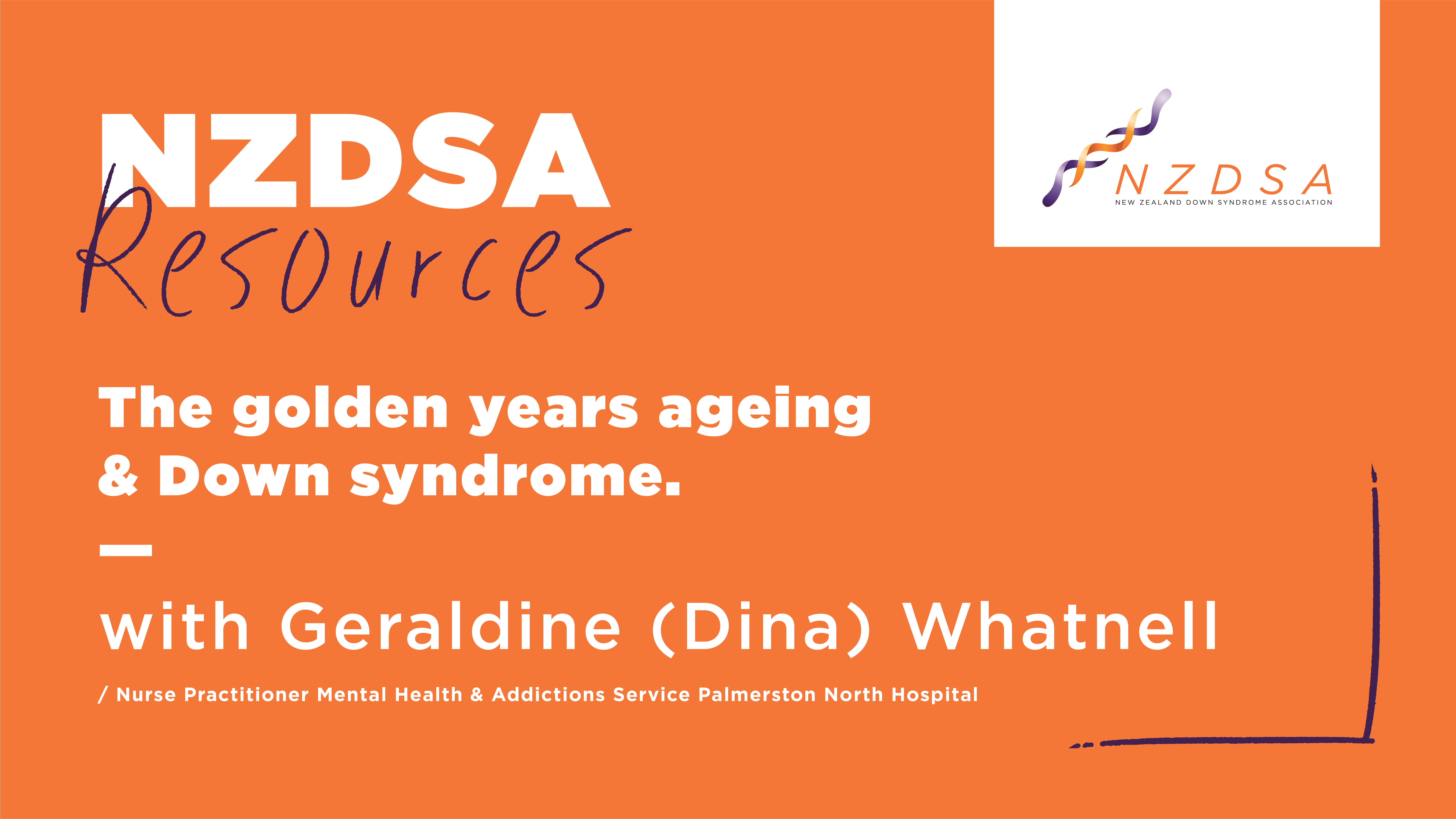 The Golden Years: Ageing and Down syndrome (WEBINAR)