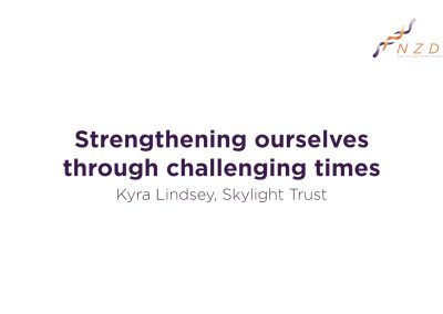 Strengthening ourselves through challenging times (WEBINAR)