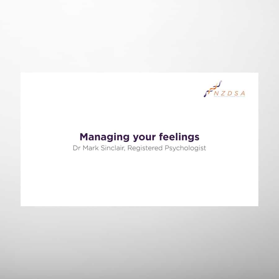 Managing your feelings (WEBINAR)