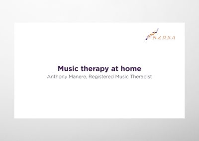 Music therapy at home (WEBINAR)
