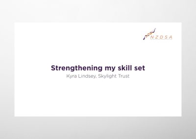 Strengthening my skill set (WEBINAR)