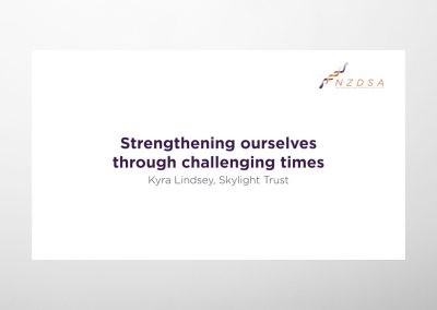 Strengthening ourselves through challenging times (WEBINAR)